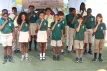 National Arts Festival -- Harbour Island Green School students, cheered on