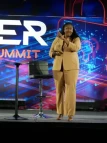 Sametria McKinney, Director of CIRT-BS, presenting at the ALIV Business Cyber Security Summit 2025