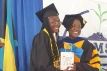 Valedictorian Andricka Saimphilus with BAMSI President Dr. Raveenia Roberts-Hanna