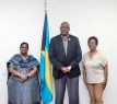 Caribbean Public Health Agency (CARPHA) pays Courtesy Call on Environment Minister Caribbean Public Health Agency (CARPHA) pays Courtesy Call on Environment Minister
