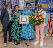 Mrs. Ann Marie Davis presented awards at Bahamas State Association of Elks ceremonies