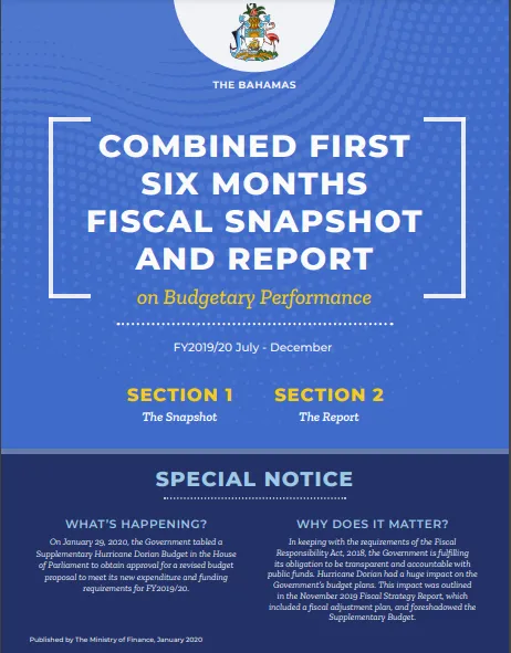 Combined First Six Months Fiscal Snapshot And Report